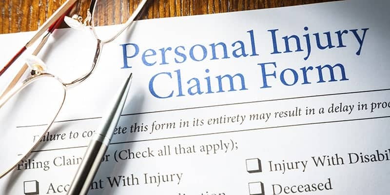 personal-injury claim form